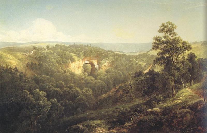 David Johnson Natural Bridge,Virginia oil painting picture